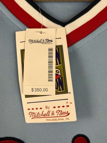 Maglia uomo Mitchell & Ness taglia 50 collezione Majestic Coopertown nuova con etichetta - Foto 8 di 17