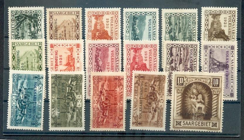 Saar 179/94 Set * MH 70EUR (73032