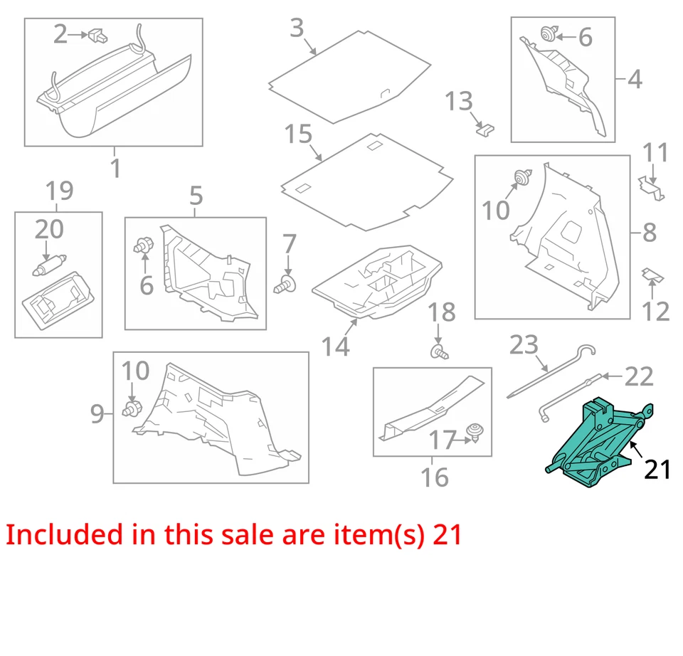 Nissan Versa 2018 gato de tijera de repuesto para coche JGOCA Foto 3 de 4