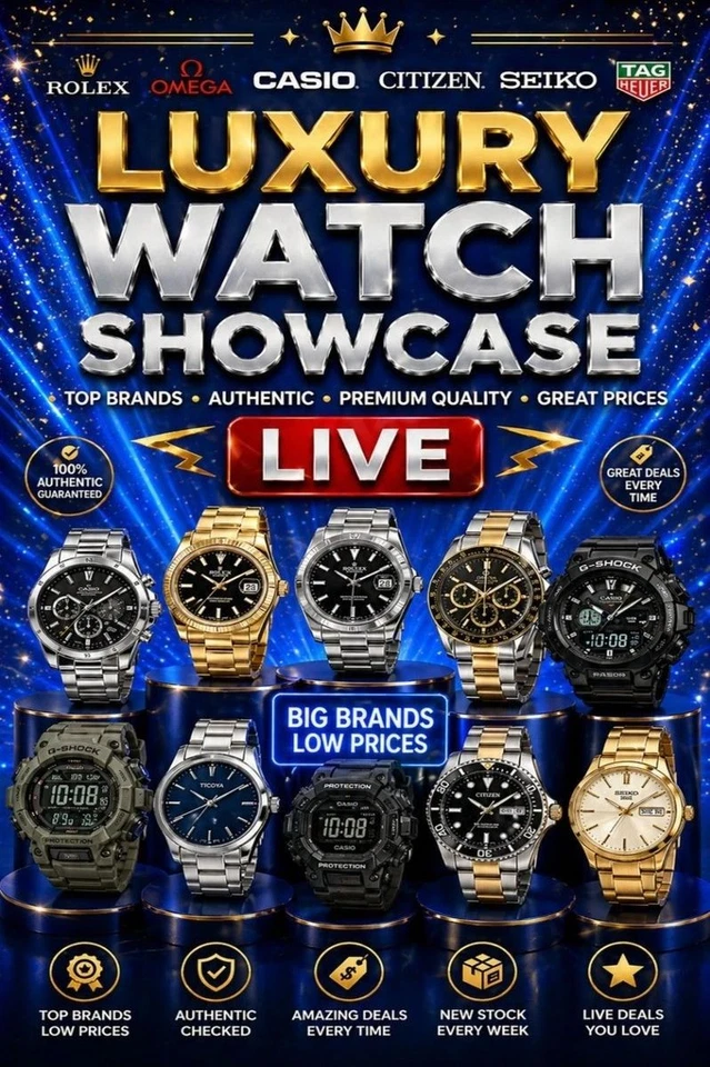 Live Watch Event – Luxury & Smart Deals - Huge Brands - Huge Discount SCOTT