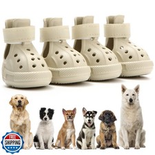 Dog Shoes for Hot Pavement,Non-Slip Waterproof Breathable Easy to Clean Put O