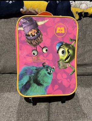 Monsters Inc Rolling Bag Travel Luggage Disney Pixar