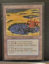 mtg SULFUROUS SPRINGS HP Ice Age -Argo-