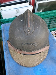 casque Adrian chasseur alpin 1914 1918 Stahlhelm ww1 french helmet militaire