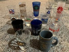 Lot of 14 Shot Glasses From New York HTF - Rare Barware