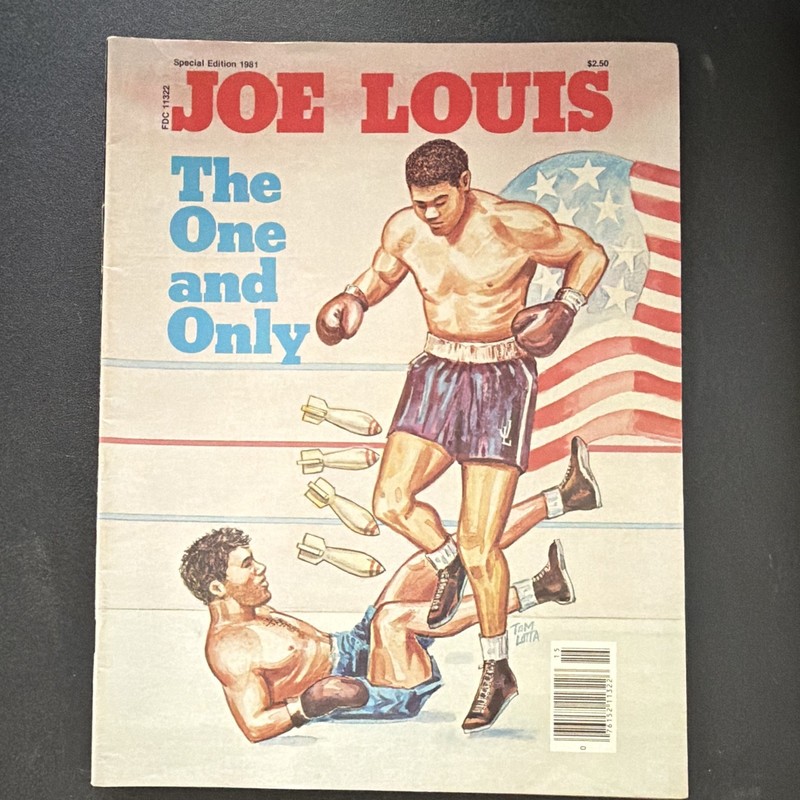 Joe Louis The One and Only Special Edition 1981 Boxing Magazine Tom Linta