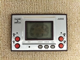 Nintendo Game & Watch Judge VGA Screen Early Title Used