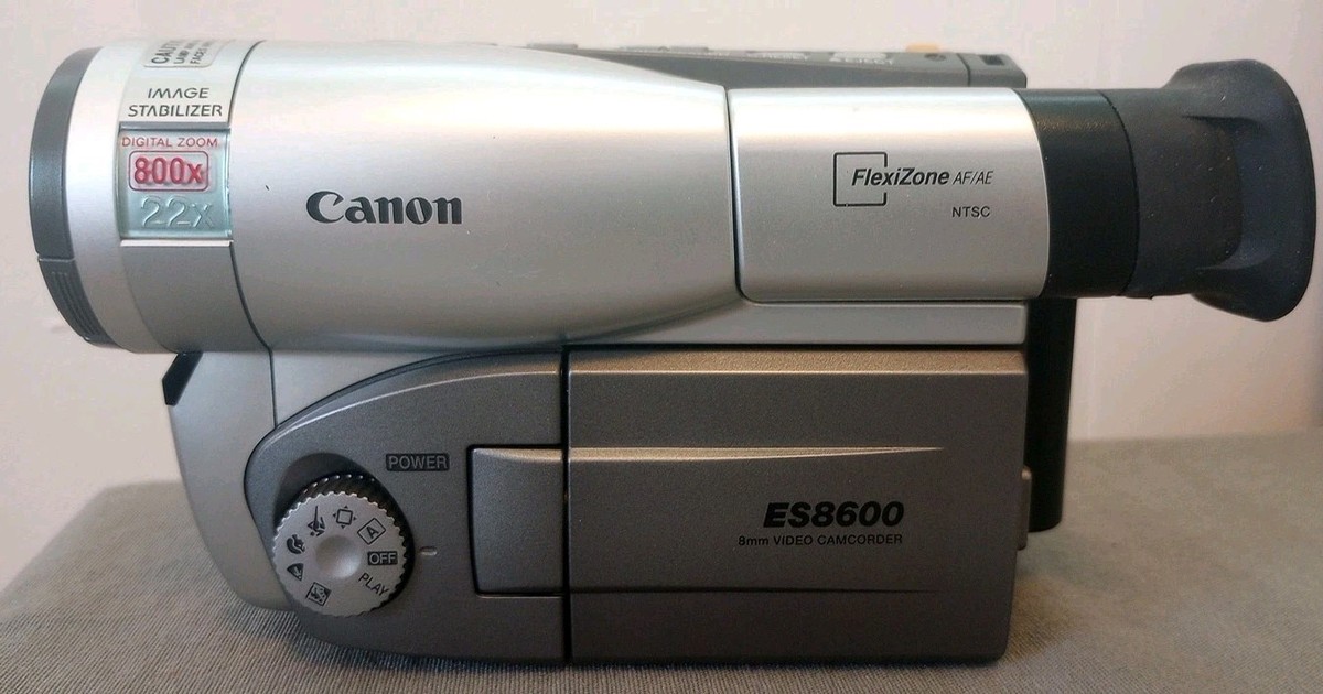 Canon ES8600 ES8600A HI8 HI 8 8mm Video8 Camcorder VCR Player