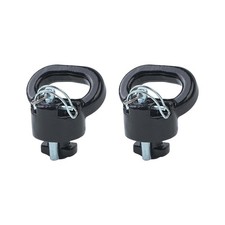 60617 30k Puck System Gooseneck Safety Chain Anchors for 2013-2024 Dodge Ram ...