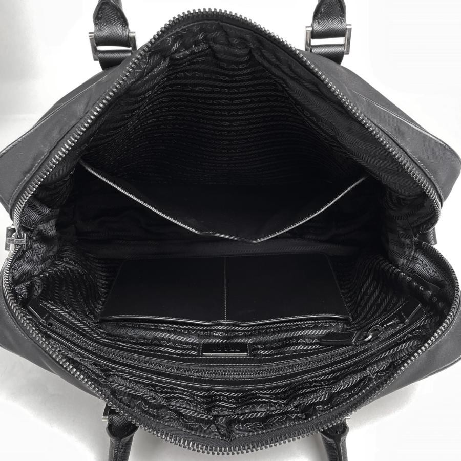 Prada Briefcase 2-Way Shoulder Bag Nylon Black with Shoulder Strap #BS1342 thumbnail 7