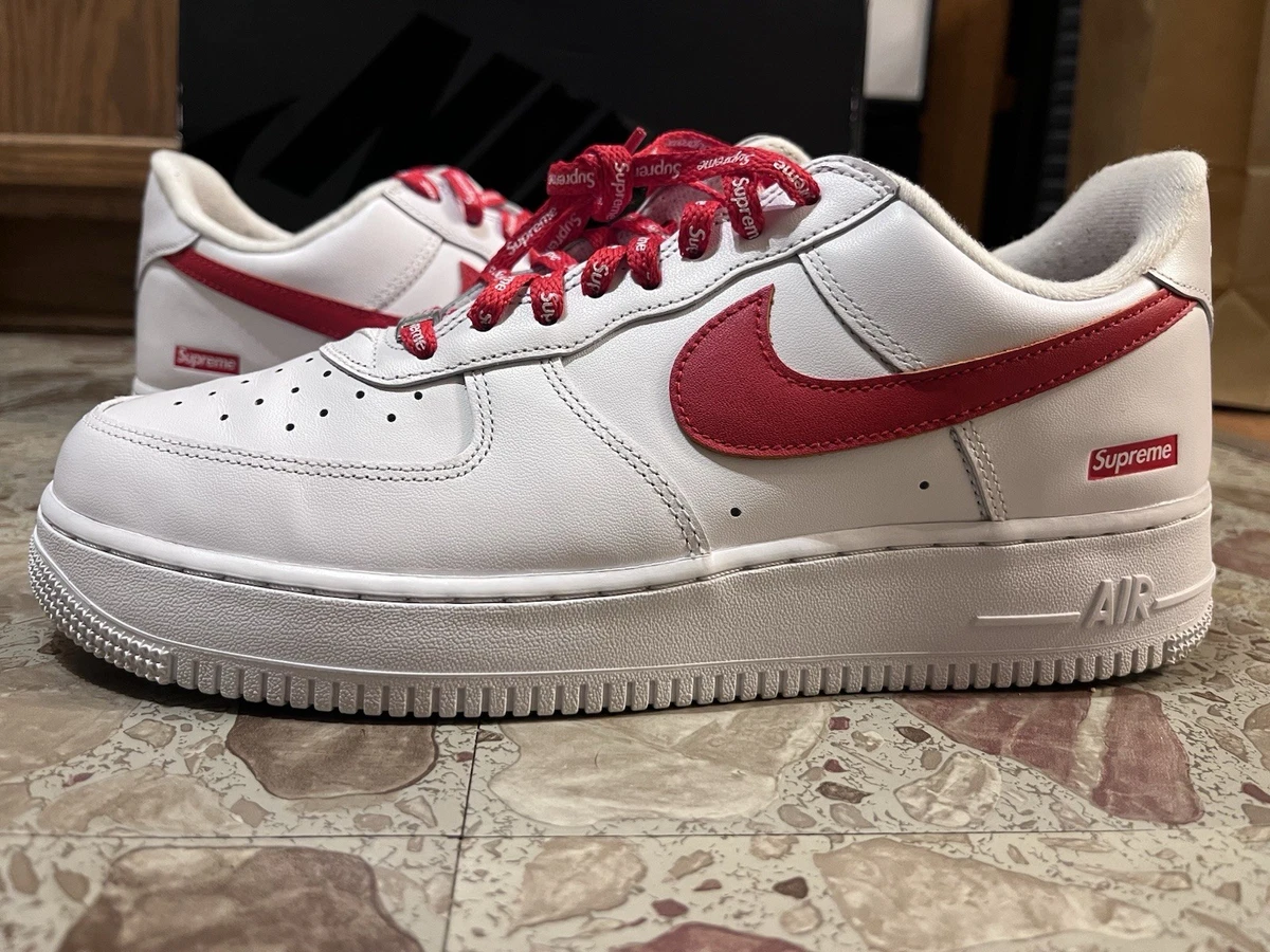 Las mejores ofertas en Nike Supreme x Air Force 1 Low Box Logo