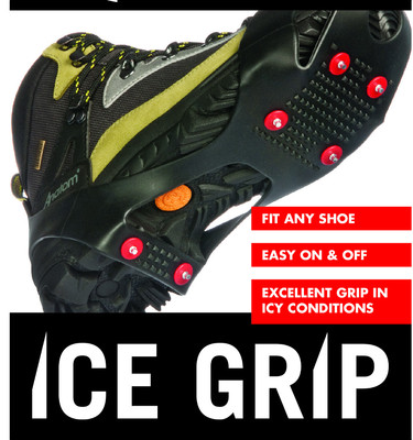 SCHNEESCHUH STIEFEL EISSPIKES GRIFFE STOLLEN STEIGEISEN RUTSCHFEST ANTI KLEIN UK 2 3 4 5