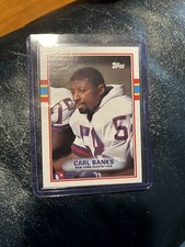 1989 Topps FOOTBALL #168 Carl Banks New York Giants