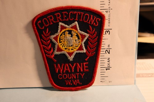 police patch CORRECTIONS WAYNE COUNTY WEST VIRGINIA ROT