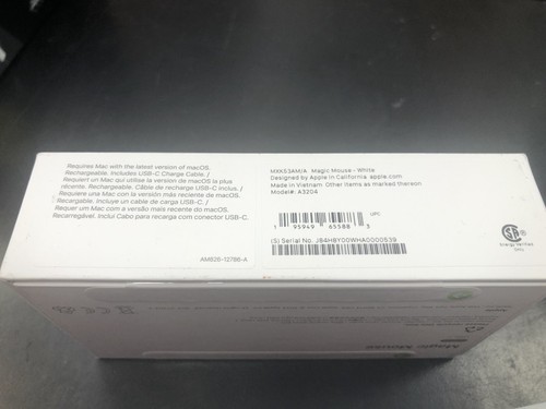 Apple Magic Mouse Multi-Touch Surface 2024 Model USB-C WHITE A3204 NEW! - Bild 3 von 3