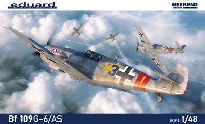 Eduard Plastic Kits 84169 Bf 109G-6/AS, Weekend Edition in 1:48 Bausatz Neu