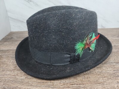 ☆RARE☆ ~Vintage Stevens Waterway Hat Fedora “The Regent” Felt 6