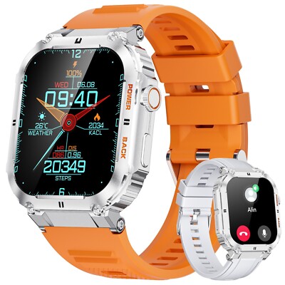 Smart Watch Men Women Fitness Tracker Blood Pressure for iPhone Android Samsung
