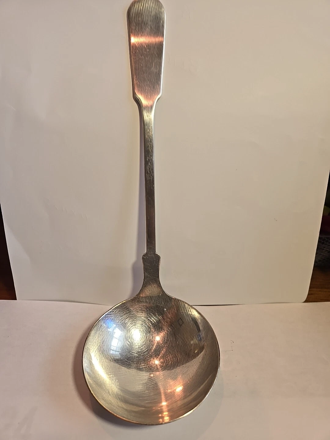 THE BAILEY BANKS & BIDDLE FINE SILVER PLATE SERVING SPOON LADLE 102.5 GRAMS