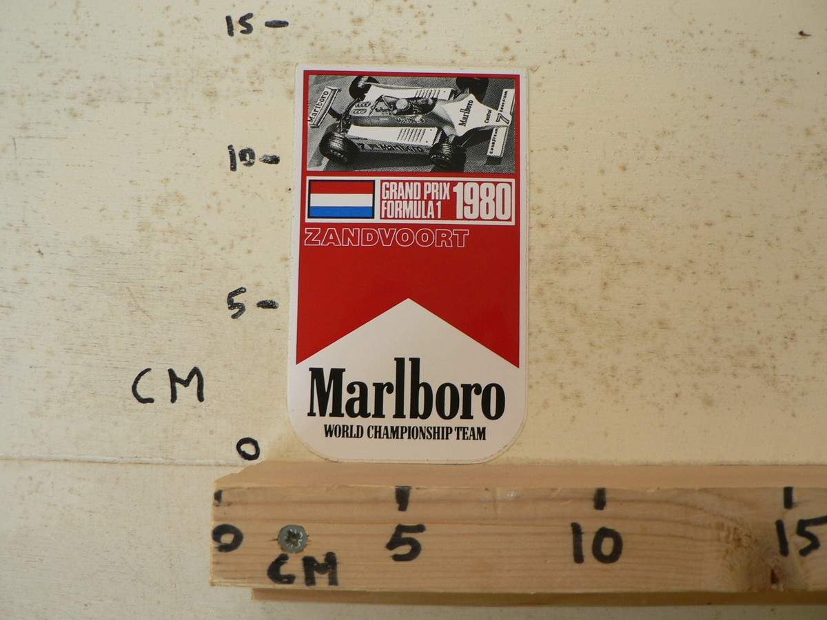 Lot De 6 Autocollants Vintage Marlboro Grand Prix F1 - Années 1980 - Mexique