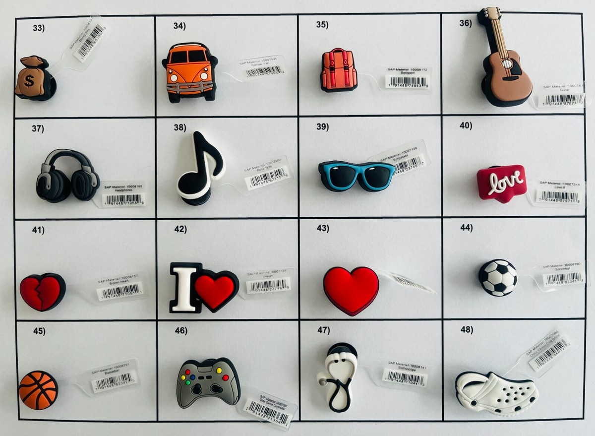 NWT Authentic CROCS JIBBITZ Charms Huge Selection Disney Marvel