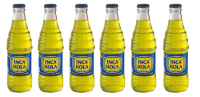 Inca Kola - Sabor Original aus Peru (6 x 300ml) Glasflasche