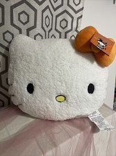 NWT Hello Kitty Halloween 2024 Orange Bow Plush SHERPA Pillow
