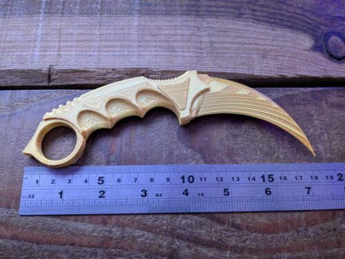 Toy/Cosplay Karambit Knife airsoft, fancy dress / decoration 3D Printed - CSGO - Picture 2 of 4