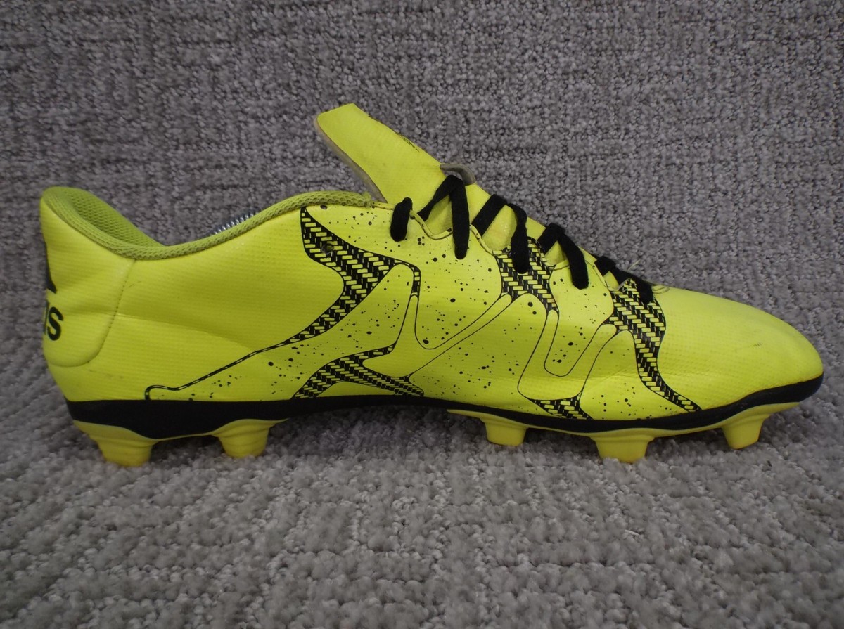 Adidas X 15.4 FG Mens Size 13 Soccer Cleats B32792 Black Yellow | eBay