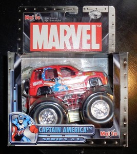 captain america monster truck toy