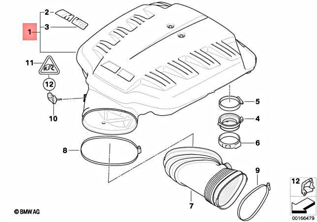 2008-2013 BMW M3 Intake Manifold Plenum V8 4.0l 11617838010 OEM 