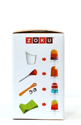 ZOKU TOOLS Quick POP Popsicle Maker 8 Piece Set New in Box - Picture 3 of 3