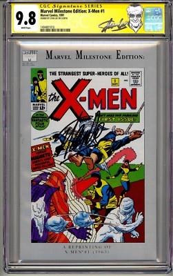 X-MEN #1 MARVEL MILESTONE EDITION CGC SS STAN LEE 9.8 BOLD