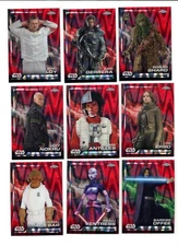 2024 Topps Chrome Star Wars Red Raywave Refractors- Complete your Set - You Pick