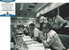 GERALD GRIFFIN NASA APOLLO 13 FLIGHT DIRECTOR SIGNED 8x10 PHOTO BECKETT COA BAS