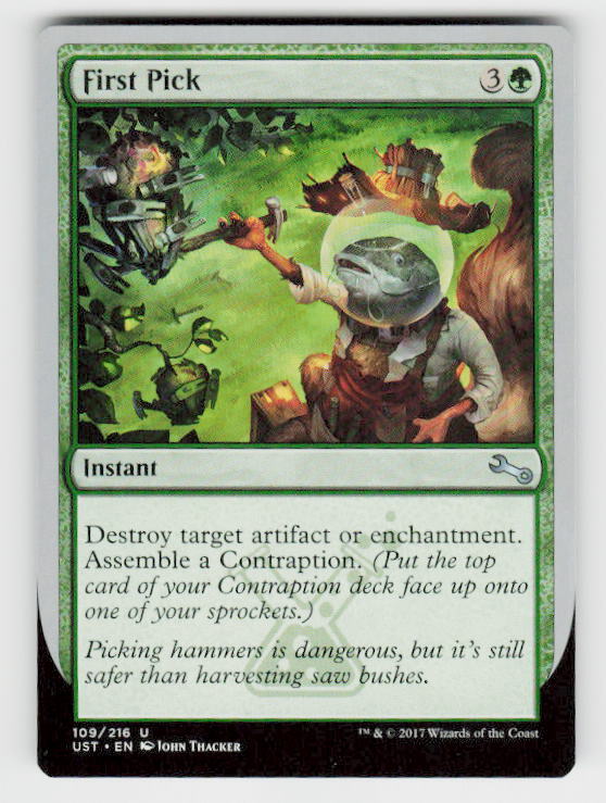Unstable #109 First Pick