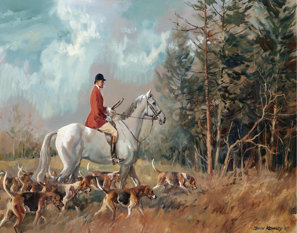 John Kenney Colonel Murray Smith Joint Master Of The Fernie On A