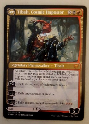 1x Valki, God of Lies // Tibalt, Cosmic Impostor Kaldheim MTG NM