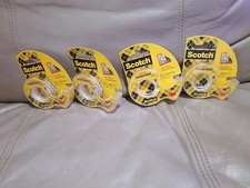 4 X New Scotch Double Sided Tape 3M 1/2" x 130" Photo Safe No Mess