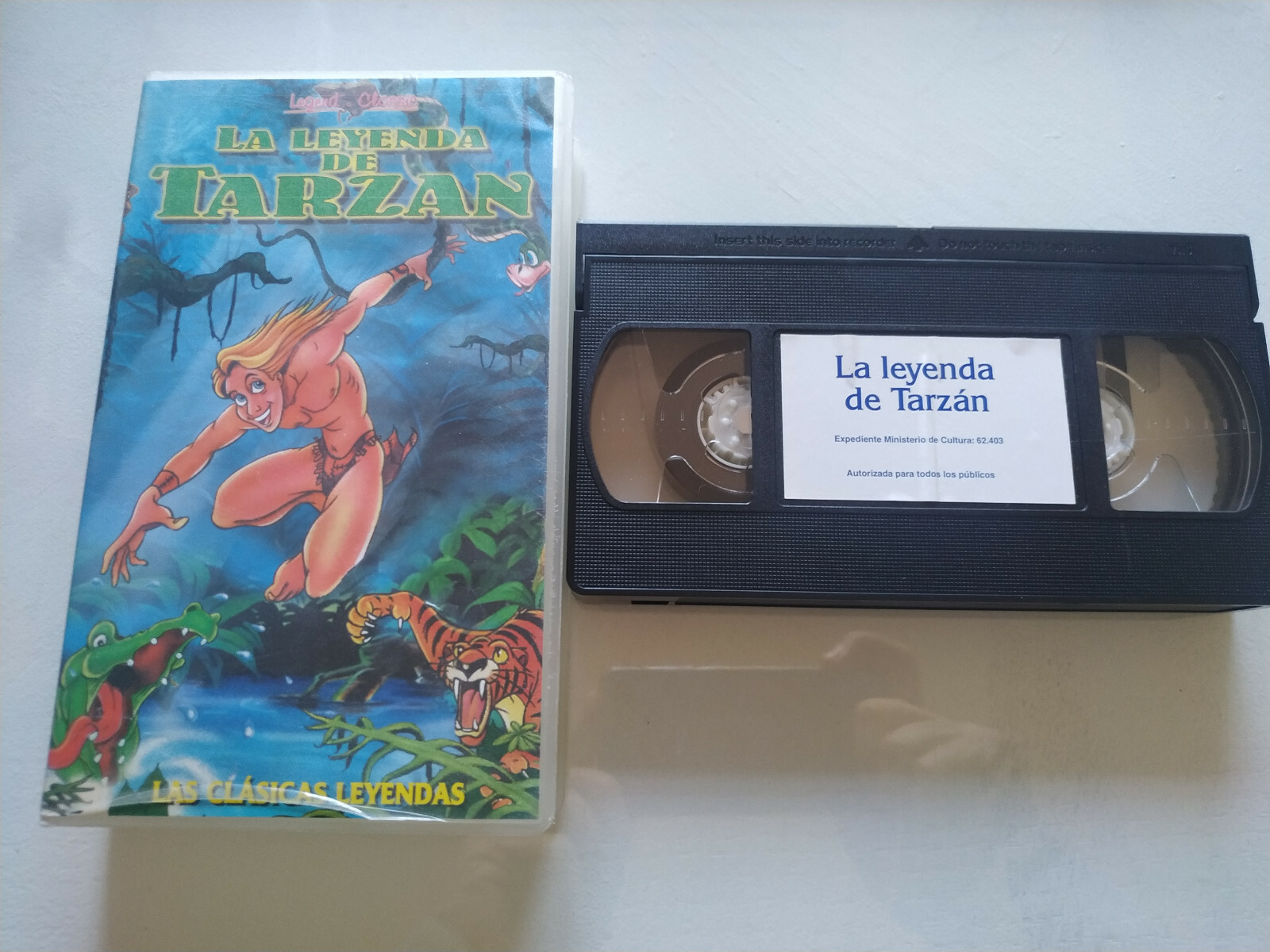 Tarzan The Legend of Tarzan 2006 Animation - VHS Tape Spanish