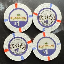  1 Las Vegas Club 1 Las Vegas, Nevada Gaming Poker Casino Chip V33