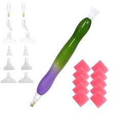 Diamond Painting Pen, Diamond Art Pen, Resin 5D Diamond Pure Green Purple