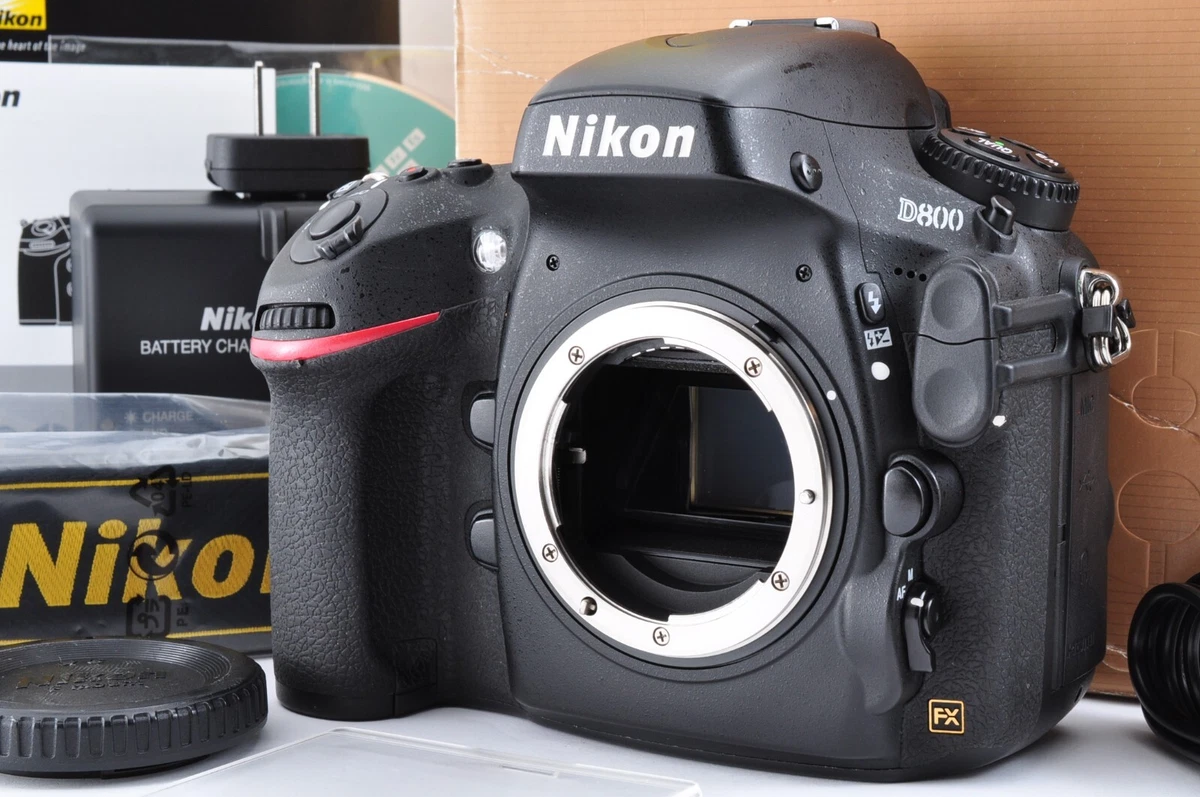Nikon D800 36.3MP FX Digital SLR Camera Body Near Mint in Box from JAPAN #DE09