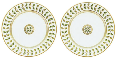 BERNARDAUD CONSTANCE BREAD &amp; BUTTER PLATE PAIR #06573 BRAND NEW FRENCH SAVE$ F/S