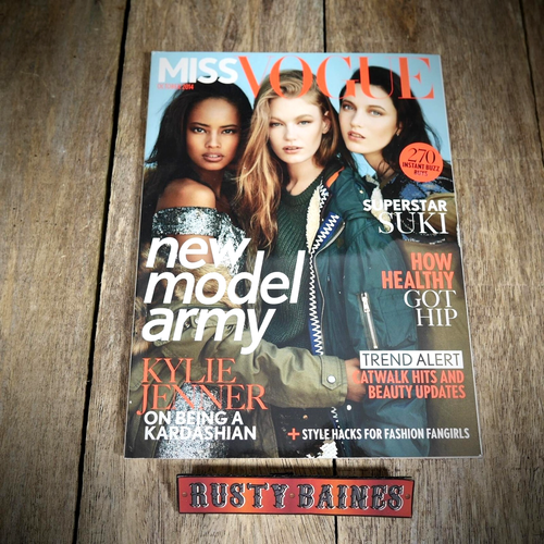 Miss Vogue Magazine Back Issue, October 2014 Suki Waterhouse/Kylie Jenner