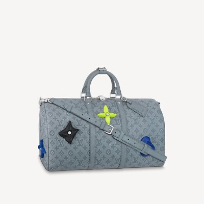 Louis Vuitton M20901 Keepall 50 In Granite 100% Authentic Designed