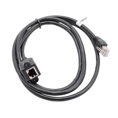 0.3m RJ45 Male To Female Screw Panel Mount Ethernet LAN Network Extension Cable - Foto 3