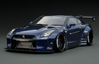 1/18 IG ignition #IG0690 Nissan GTR R35 LB Works Blue