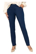 Belle by Kim Gravel Women's MegaModal Chic Straight Leg Pant Blue
