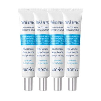 Medi Flower Aronyx Triple Effect Real Collagen Wrinkle Eye Cream 40ml*4EA
